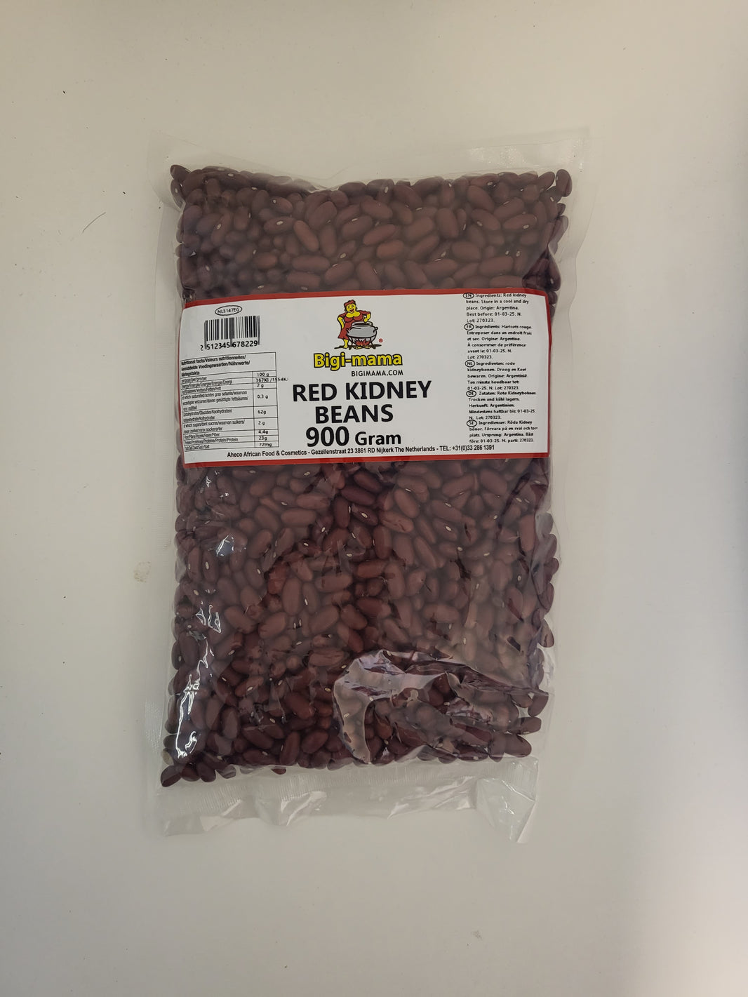 Rode Bidney Beans 900G Bigi-Mama