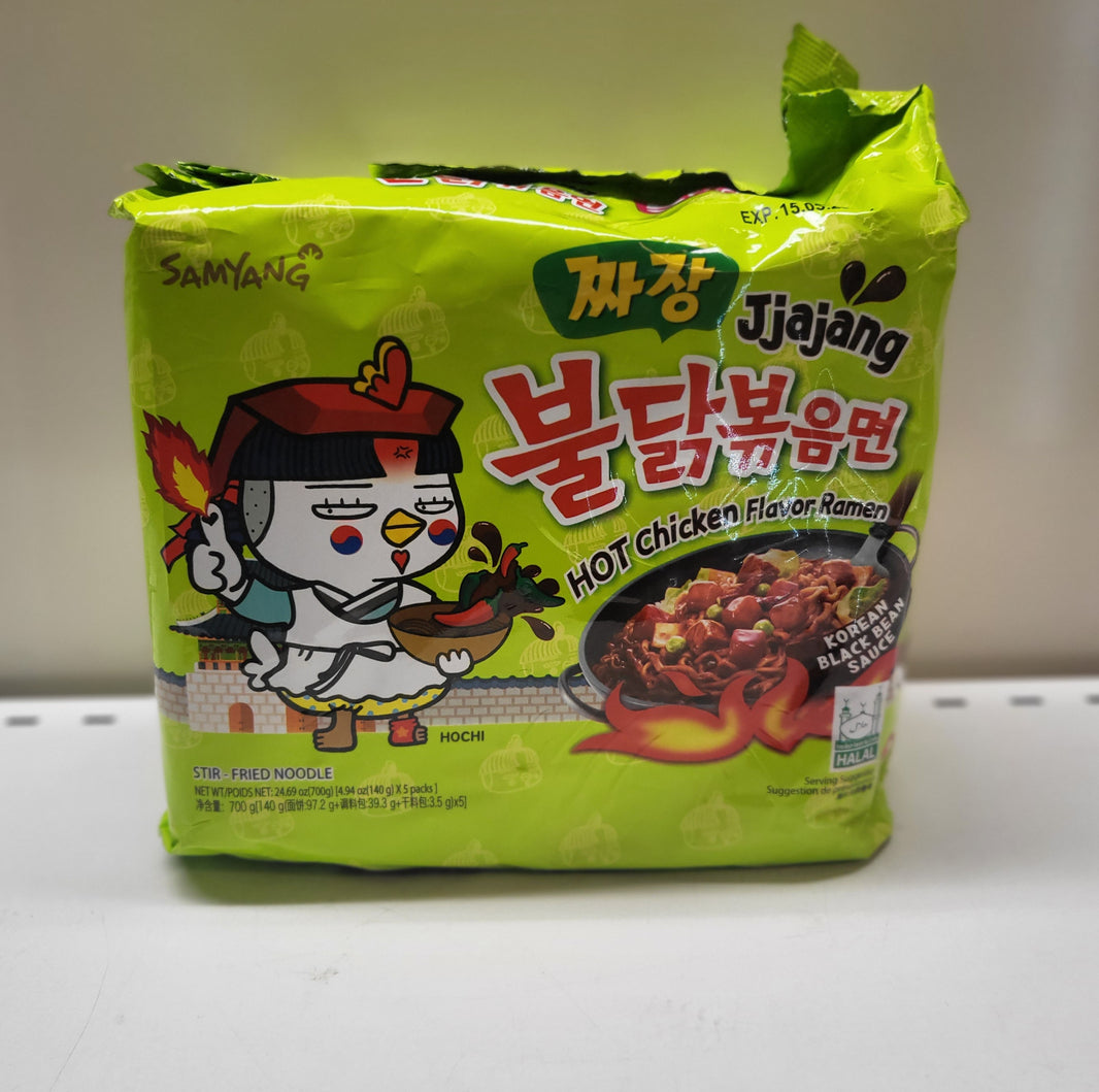Jjiajang Hot Chicken Geschmack 5er Pack