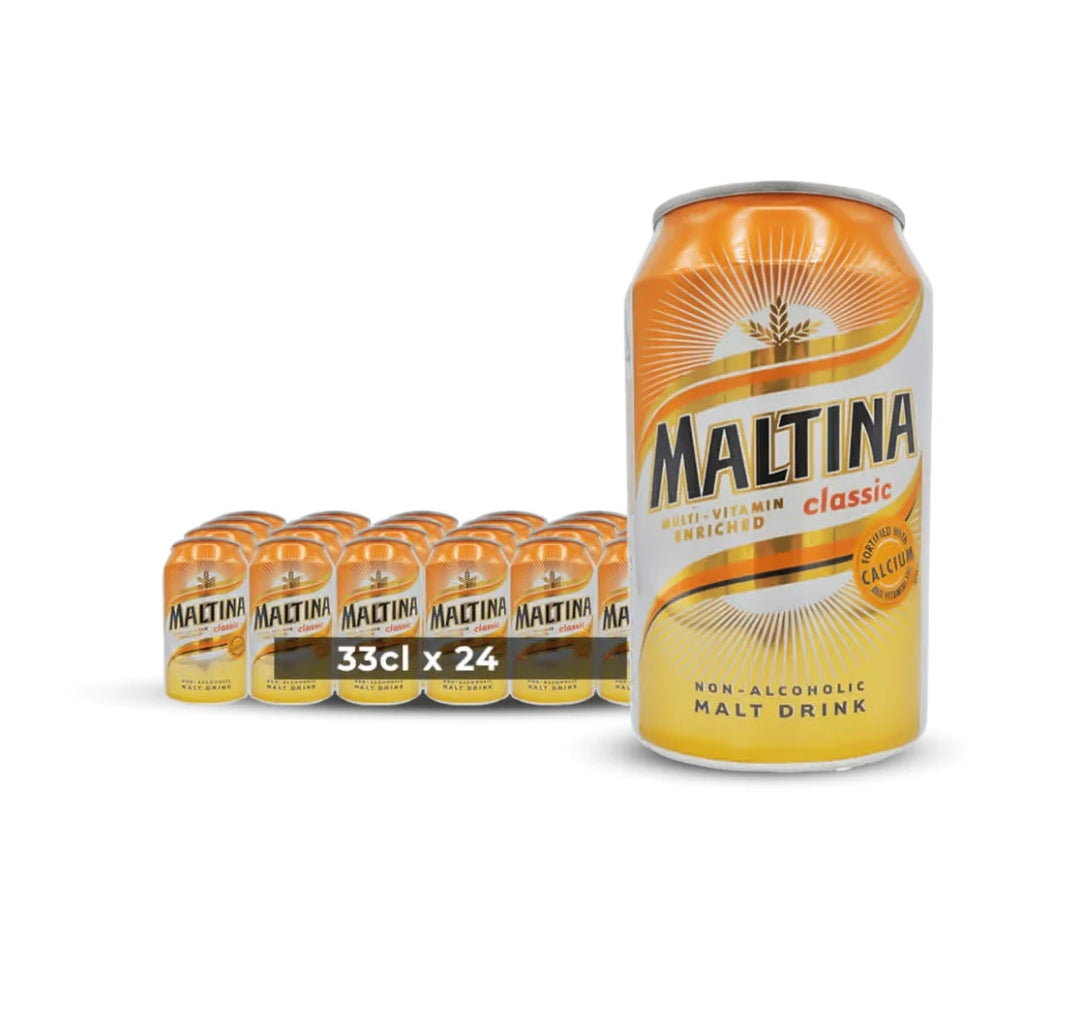 Maltina can Nigerian 24x330ml