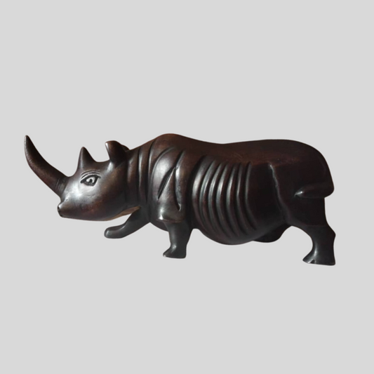 Rhinocéros fait à la main artcraft