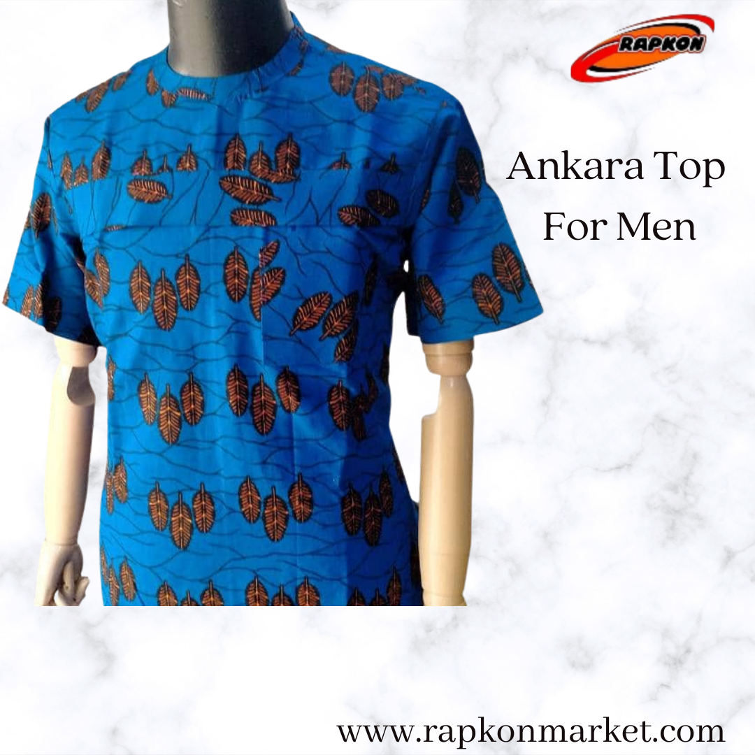 Ankara Top For Men