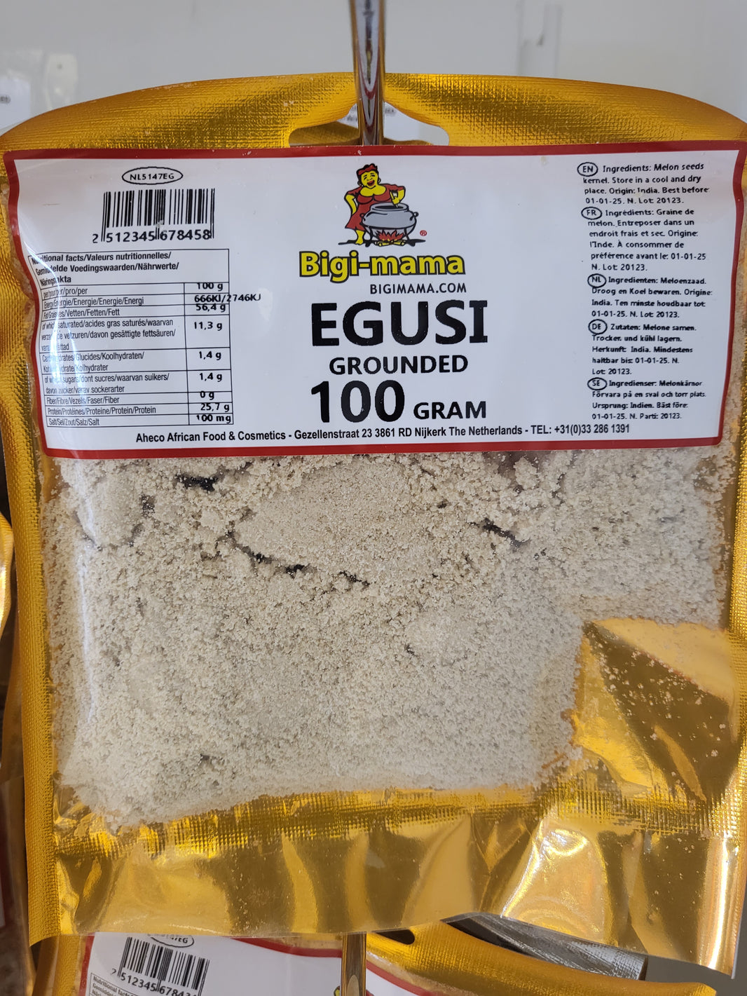 Egusi geerdet - Bigi Mama 100 Gr.