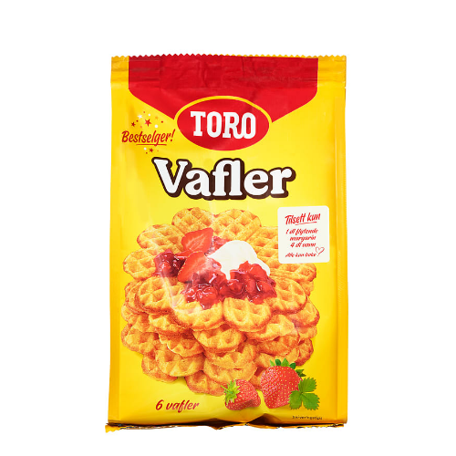 Vafler Mix 246g Toro
Orkla