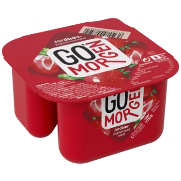 Go'morgen® Jordbæryoghurt m/müsli 190 g