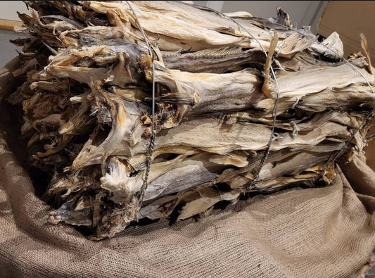 Stockfish of Ling in 45 kg bales.